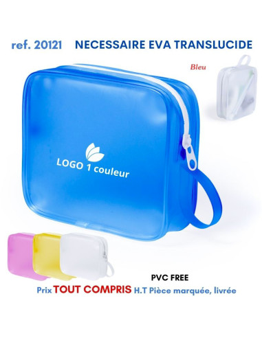 NECESSAIRE DE BEAUTE EVA TRANSLUCIDE REF 20121 20121 TROUSSE DE TOILETTE  4,05 €