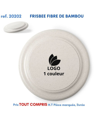 FRISBEE FIBRE DE BAMBOU REF 20202 20202 LOISIRS - PLAGE : OBJET PUBLICITAIRE  2,53 €
