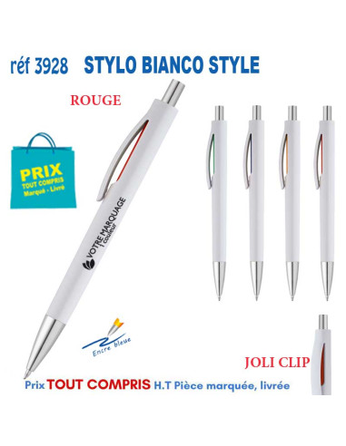 STYLO BIANCO STYLE REF 3928 3928 Stylos plastiques  0,89 €
