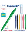 STYLO PLASTIQUE ANTI-BACTERIEN REF 9352 9352 Stylos plastiques  0,81 €