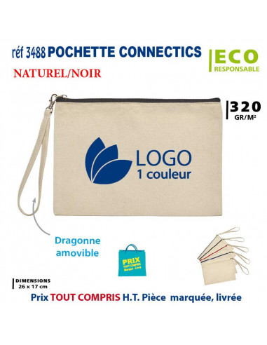POCHETTE CONNECTICS REF 3488 3488 POCHETTE - PORTE ETIQUETTE BAGAGE  2,98 €