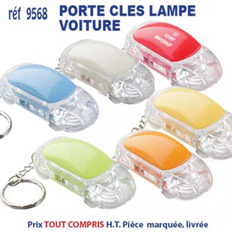 PORTE CLES LAMPE VOITURE REF 9568